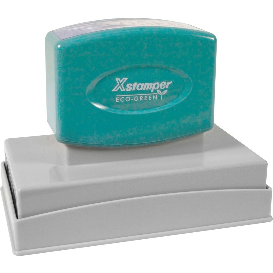 Xstamper Preinked Personalized Custom Stamp Message Stamp 1.57