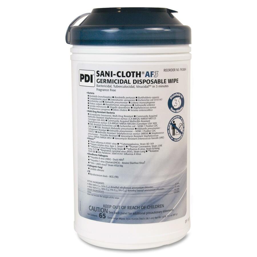UMIPAF3077884 UnimedMidwest SaniCloth AF3 Germicidal Disposable Wipes Great Office Buys
