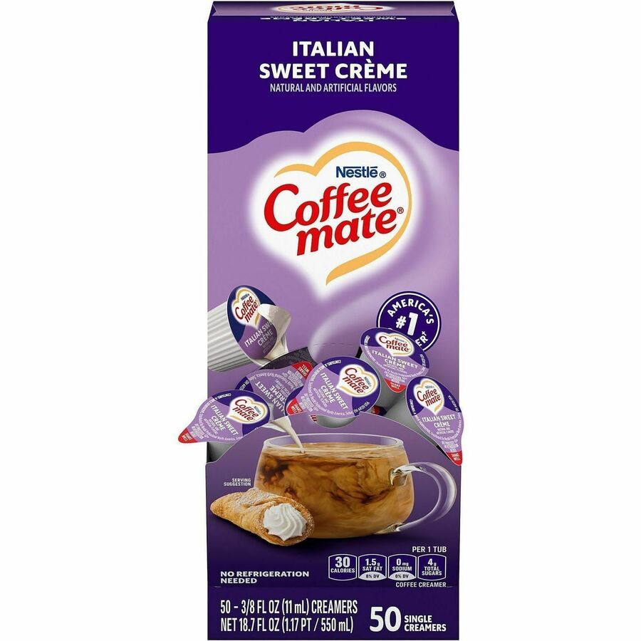 Coffee mate Italian Sweet Cream Creamer Single Serve Tubs Italian