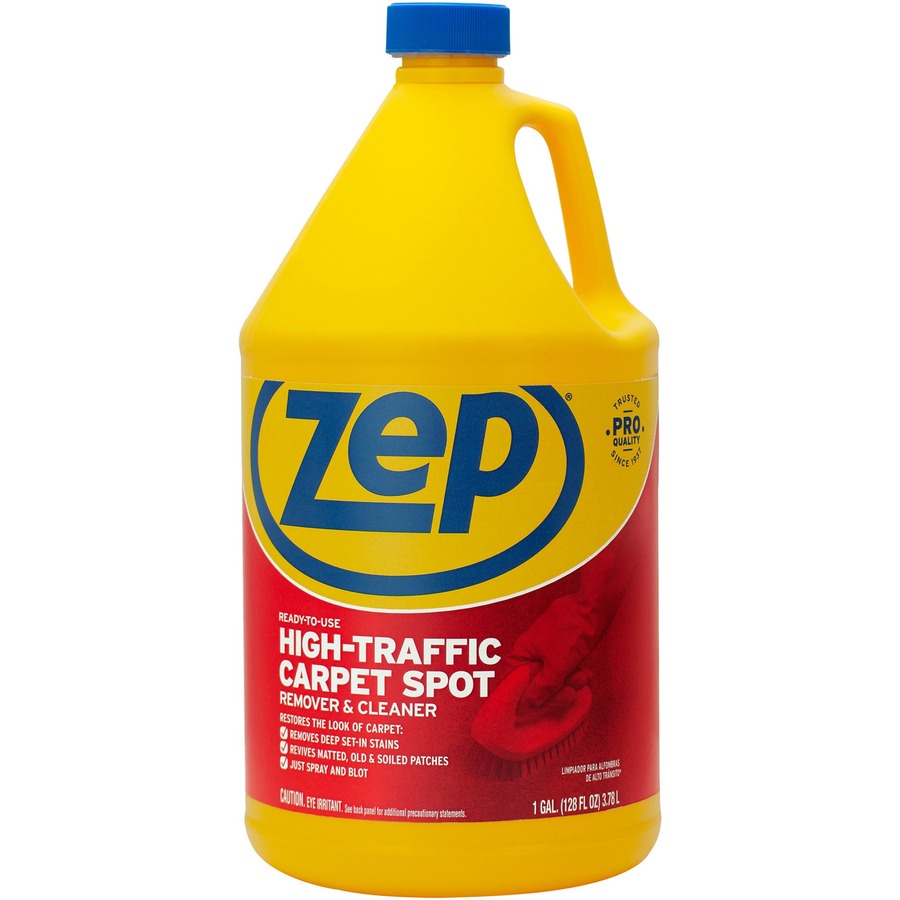 Zep HighTraffic Carpet Spot Remover & Cleaner Liquid 128 fl oz (4