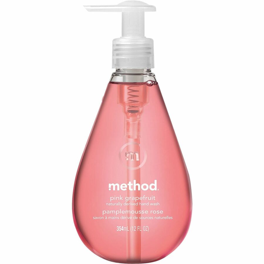 MTH00039 Method Pink Grapefruit Gel Hand Wash Grapefruit Scent 12