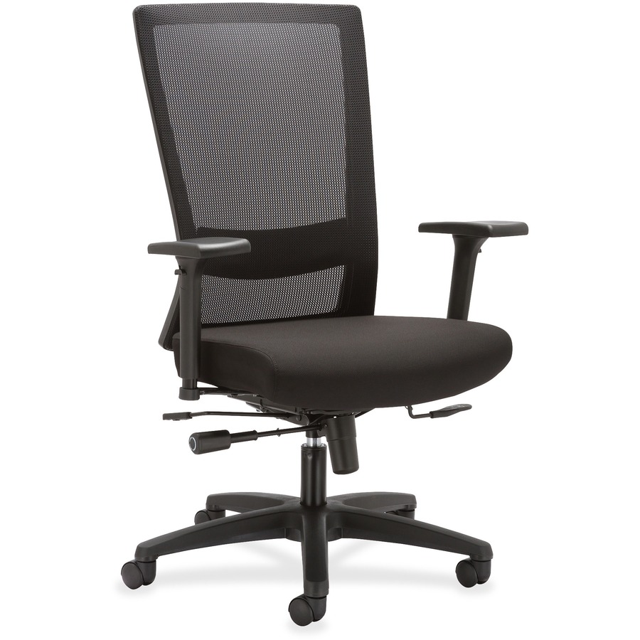 LLR54854 Lorell Mesh Highback Seat Slide Chair Zuma