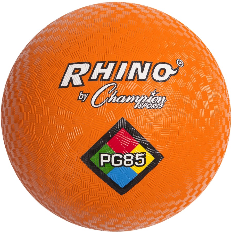 Champion Sports 8.5 Inch Playground Ball Orange 8.50" Nylon