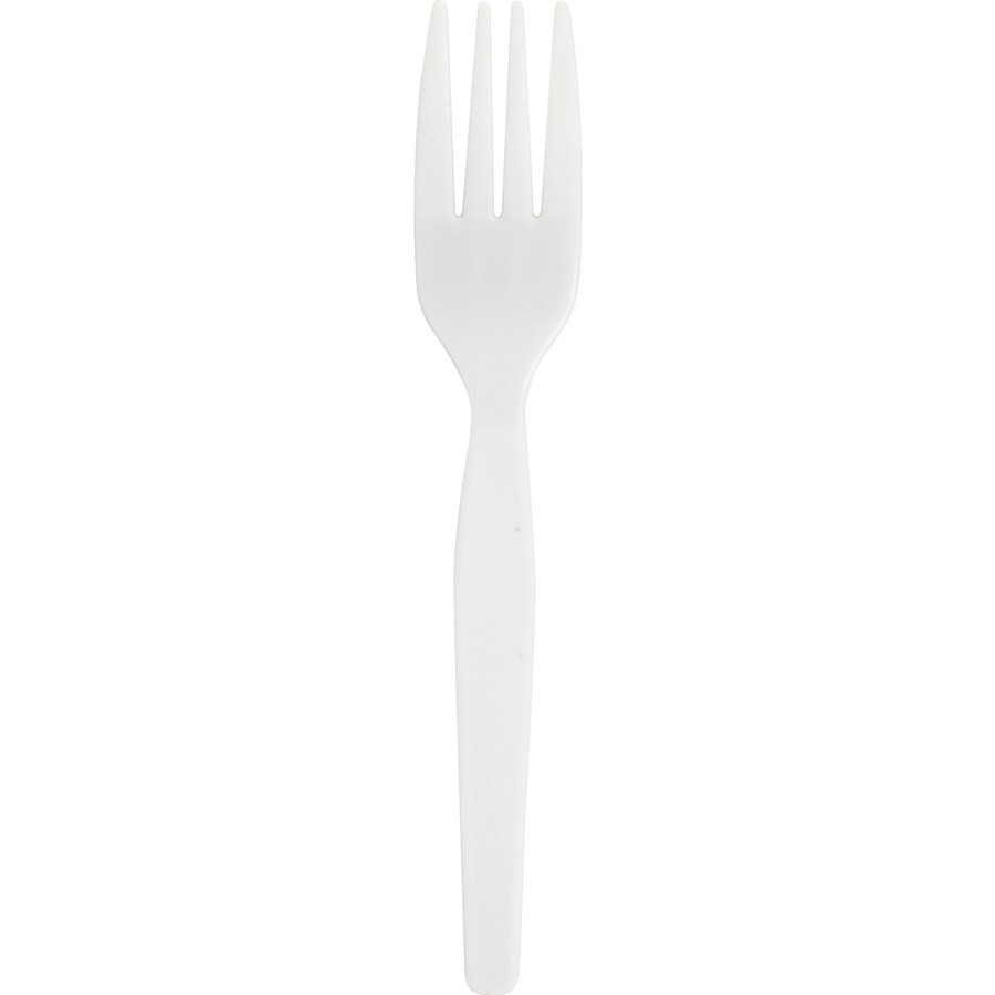 Genuine Joe Heavyweight Disposable Forks 1 Piece(s) 1000/Carton