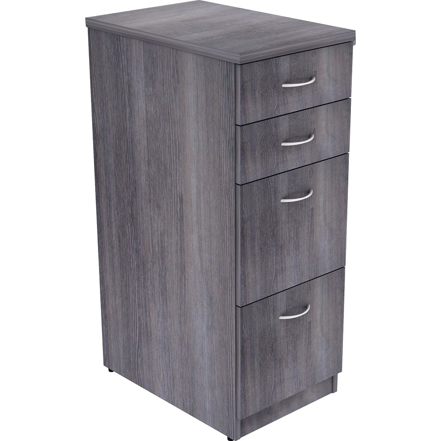 Lorell Relevance Series Charcoal Laminate Office Furniture Storage