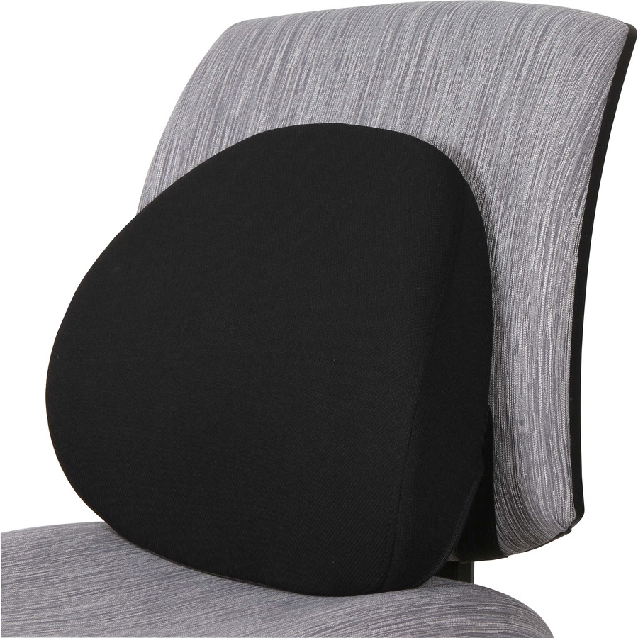 Lorell Ergo Fabric Lumbar Back Support Black Fabric, LLR42170, LLR 42170 Office Supply Hut