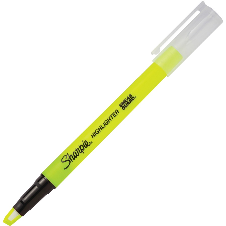 Sanford Sharpie Clear View Highlighter Fine Marker Point Chisel