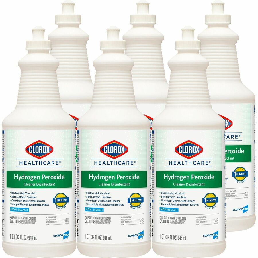 CLO31444CT Clorox Healthcare Hydrogen Peroxide Cleaner Disinfectant