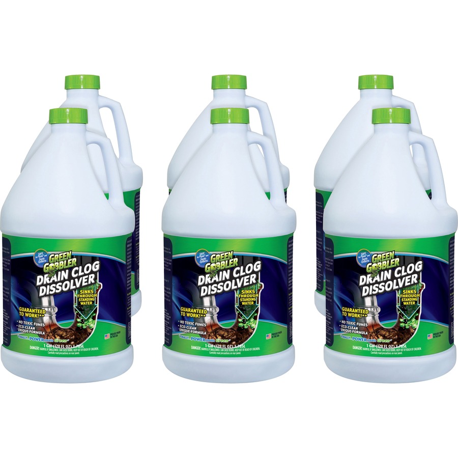 Green Gobbler Main Line Drain Opener Liquid 128 fl oz (4 quart) 6