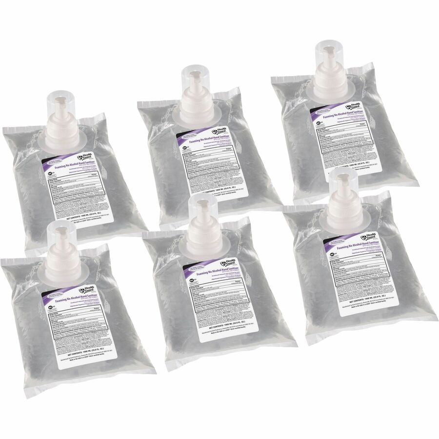 Health Guard Hand Sanitizer Foam Light Linen Scent 33.8 fl oz (1000 mL) Kill Germs