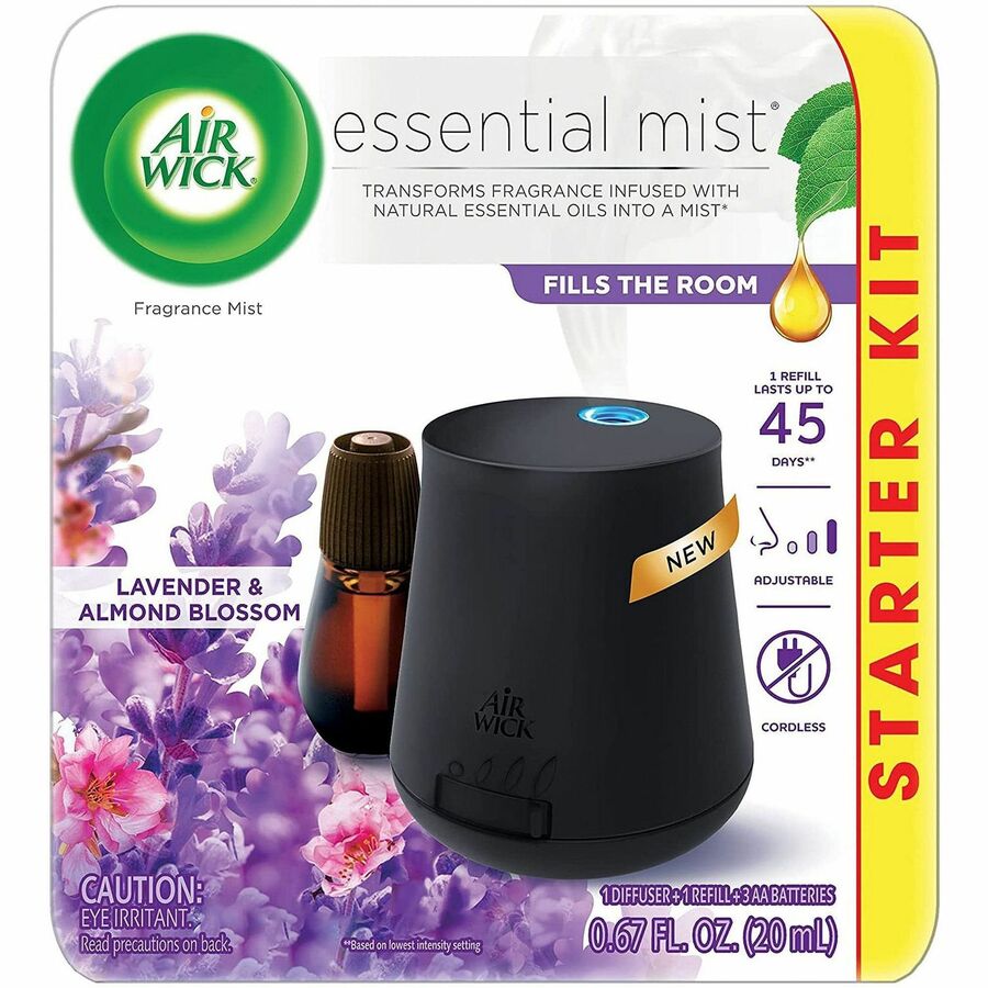 Air Wick Mist Scented Oil Diffuser Kit Black 1 Kit Bluebird Office Supplies