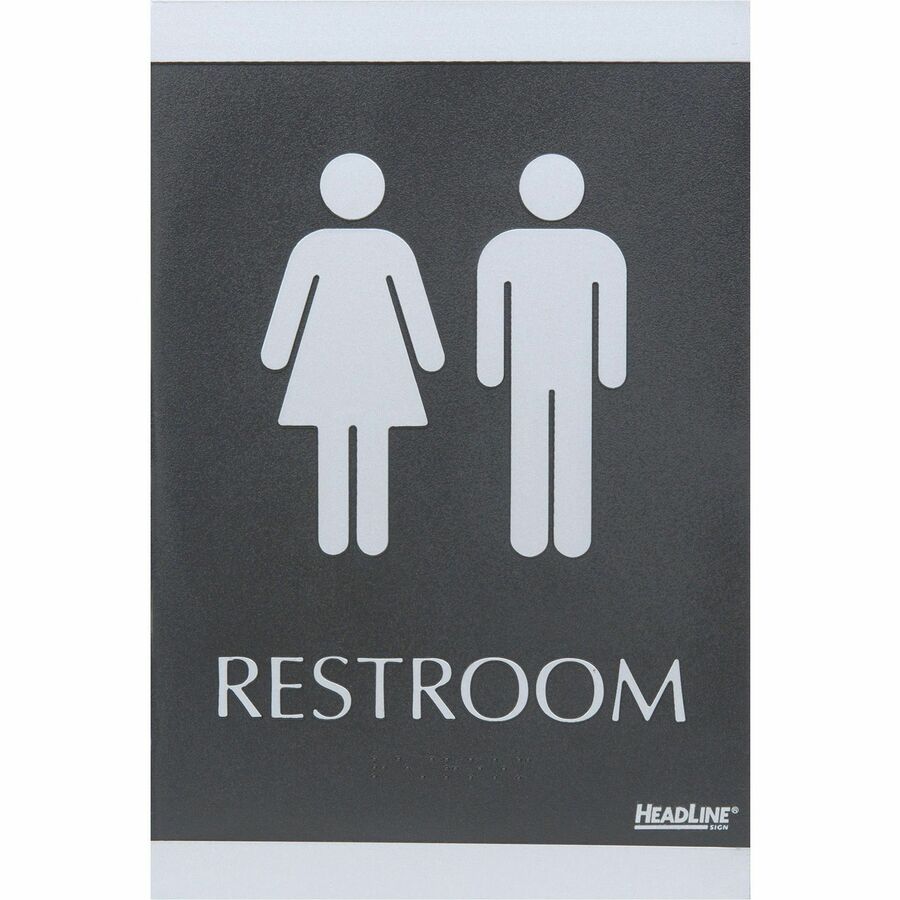 Headline Signs ADA RESTROOM Sign Zerbee