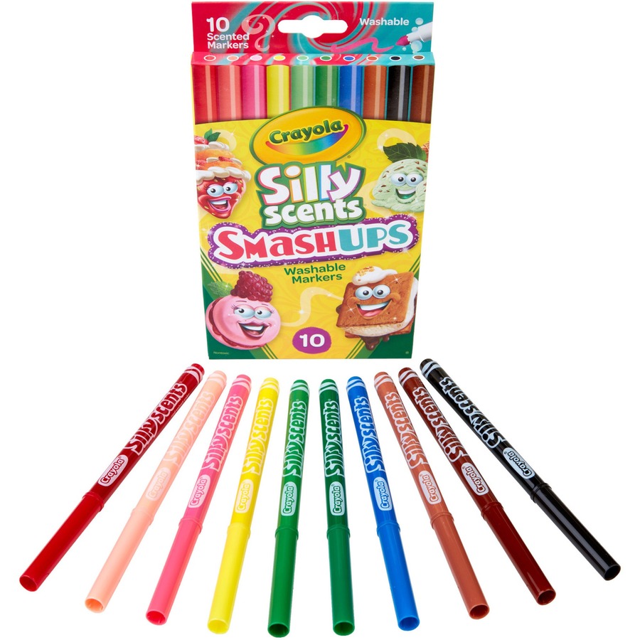 Crayola Silly Scents Slim Scented Washable Markers