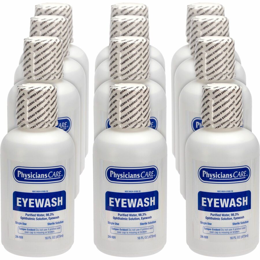 First Aid Only Sterile Ophthalmic Solution Eyewash Zerbee