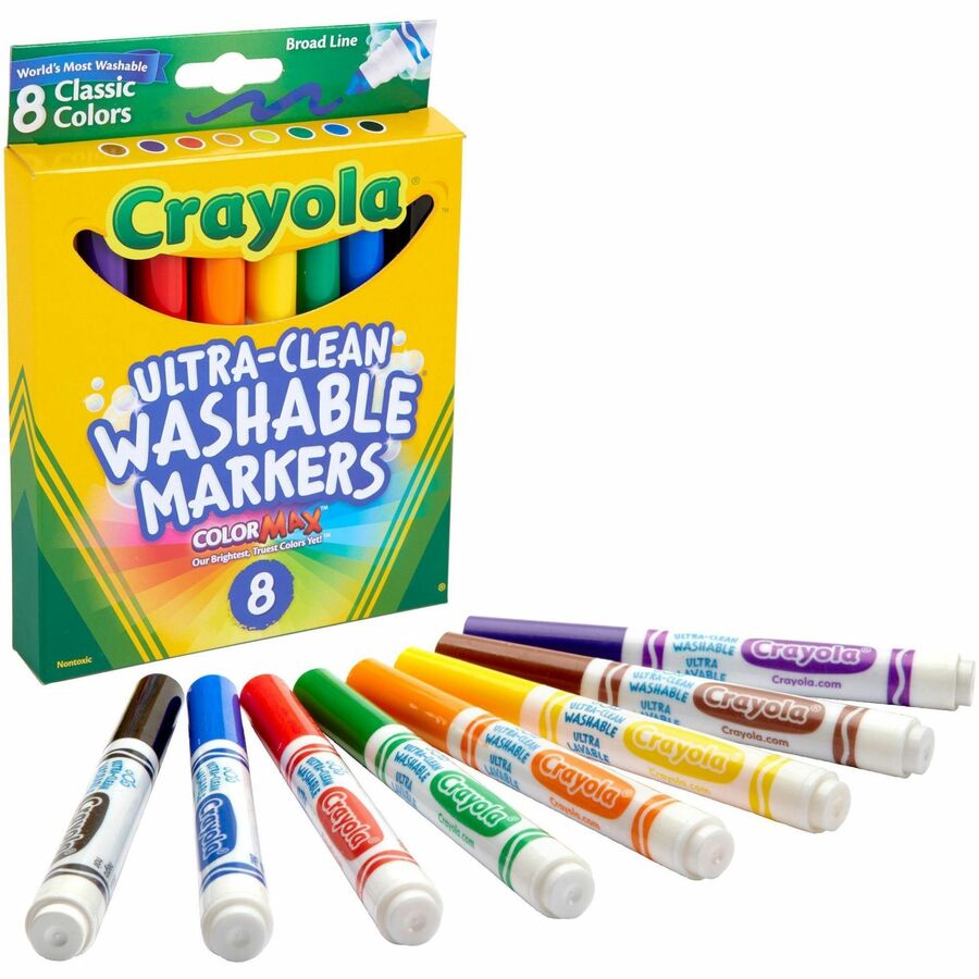 Crayola Classic Washable Marker Set The Knowledge Tree