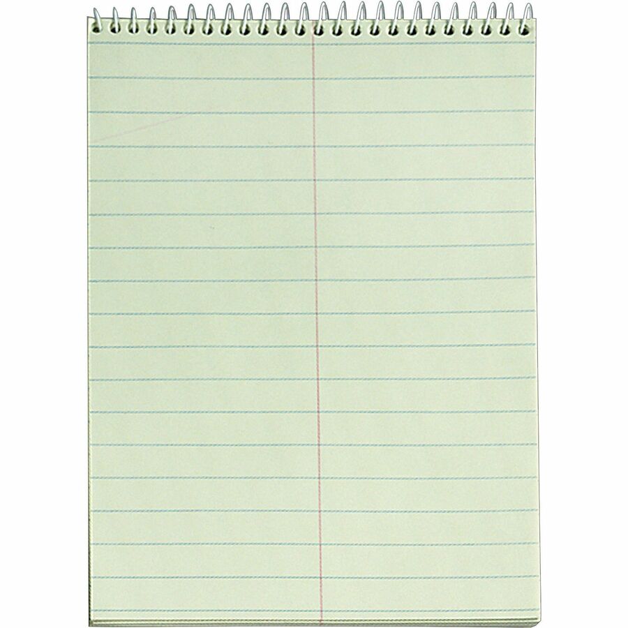 TOPS Gregg Ruled Steno Books, 60 Sheets, Green Tint Paper 12/Pack