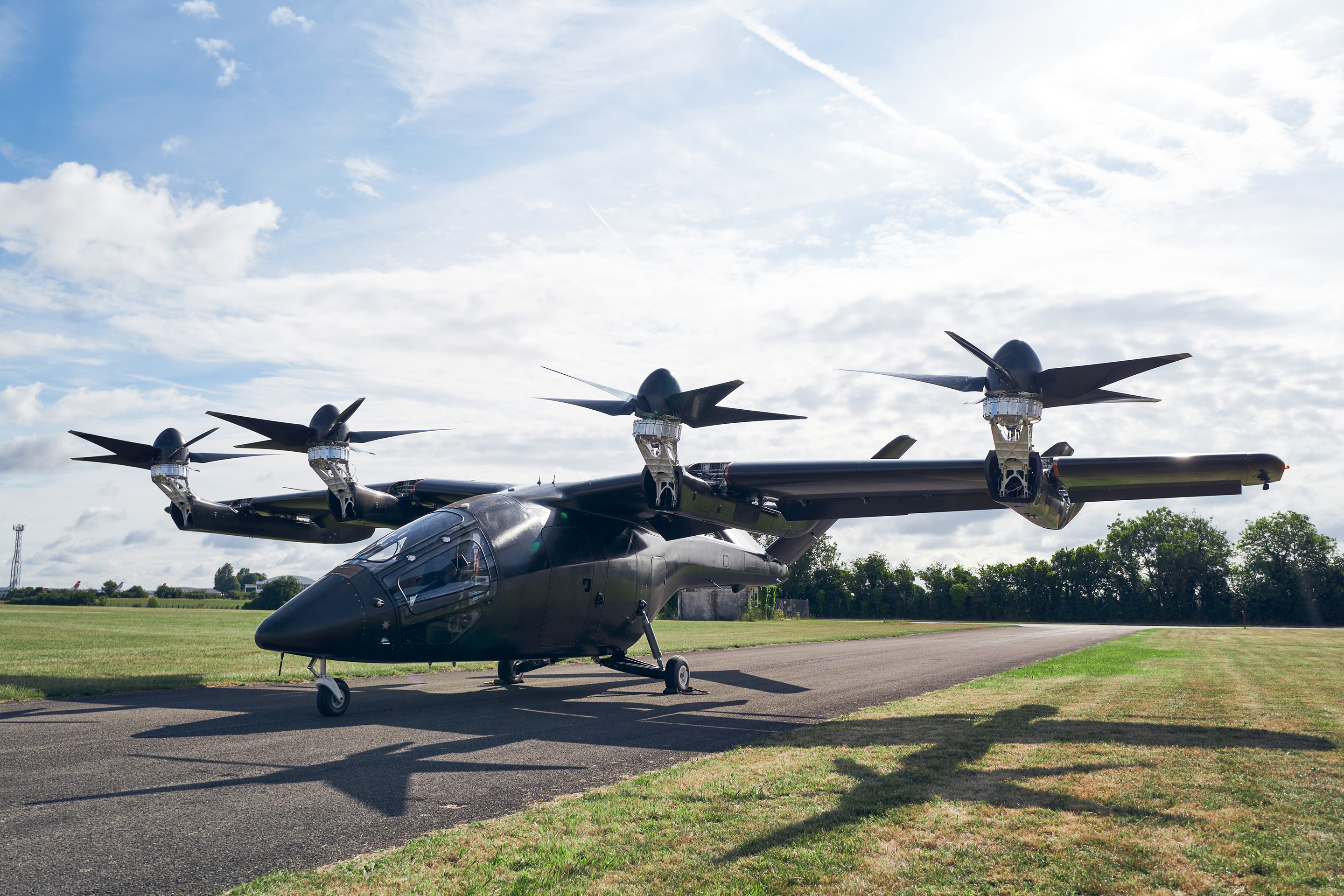 A flying taxi just completed its first flight test as major airlines