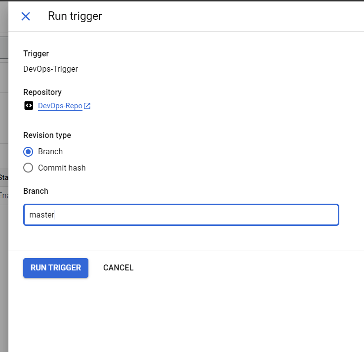 GCP DevOps HandsOn Cloud Build , Cloud Build Trigger , Container