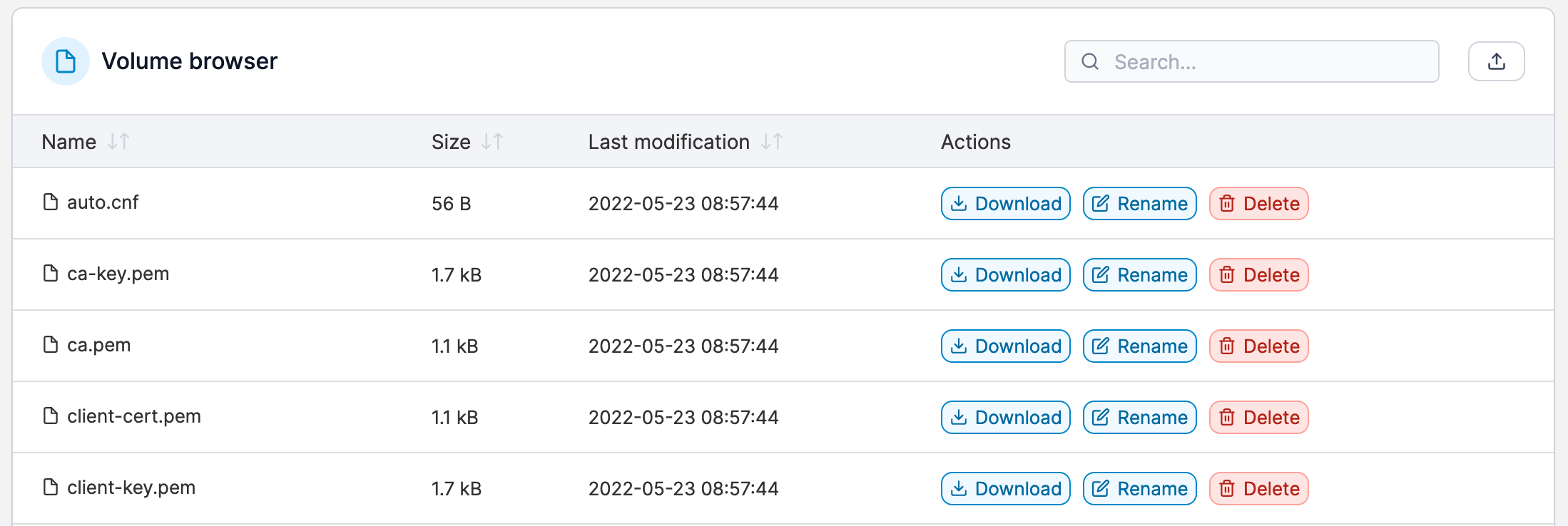 Browse a volume Portainer Documentation