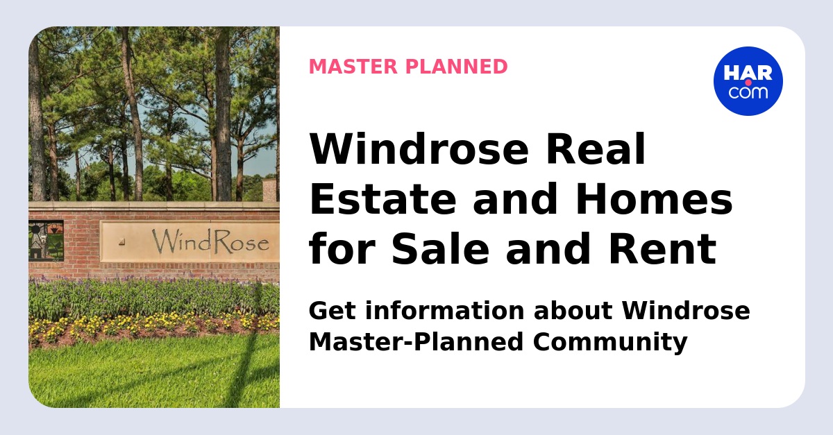 Windrose Real Estate and Homes For Sale