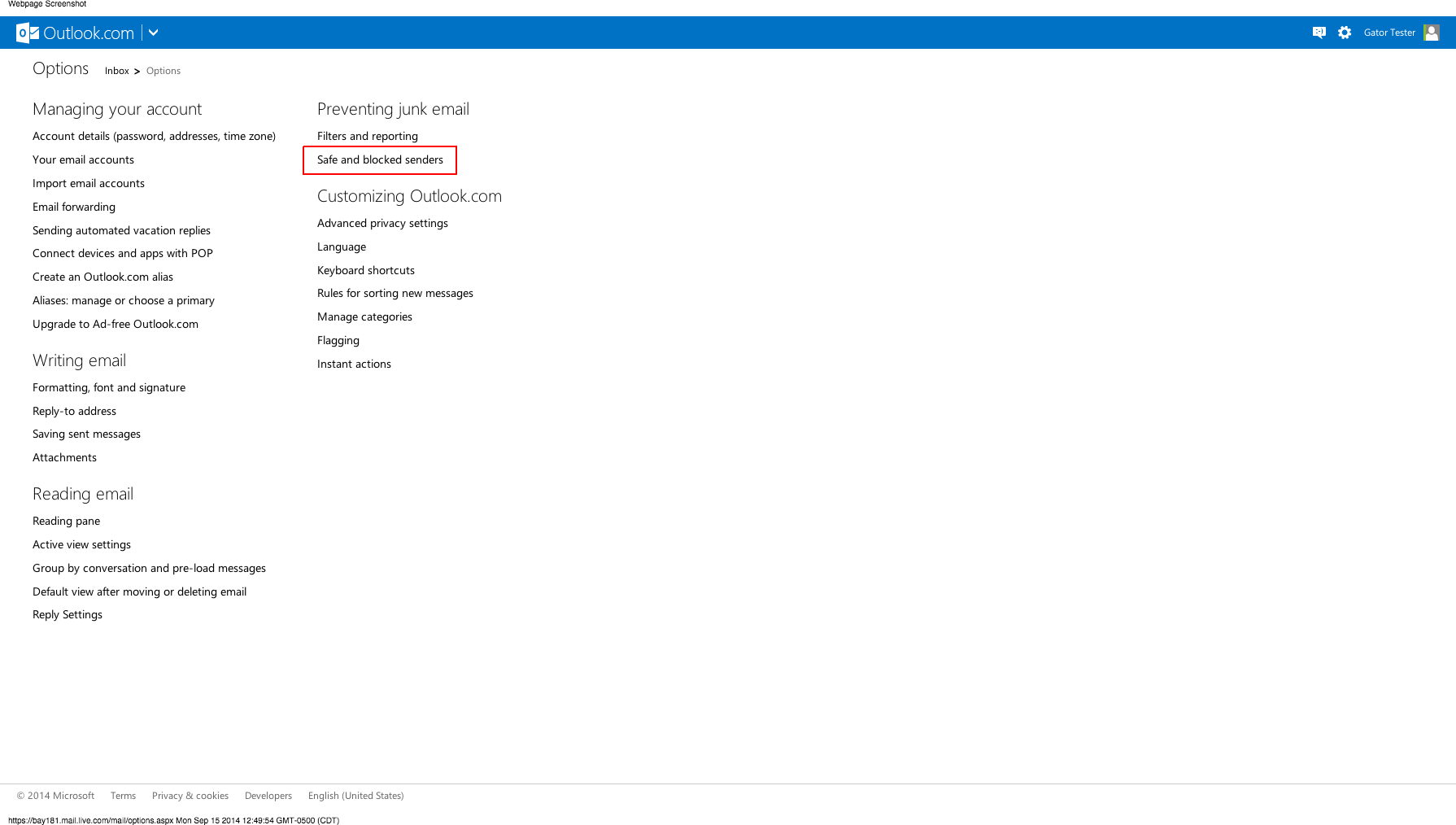 Whitelist HostGator Outlook, Hotmail, MSN or Live Email HostGator