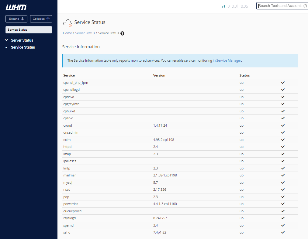 Monitor Your Server's Status