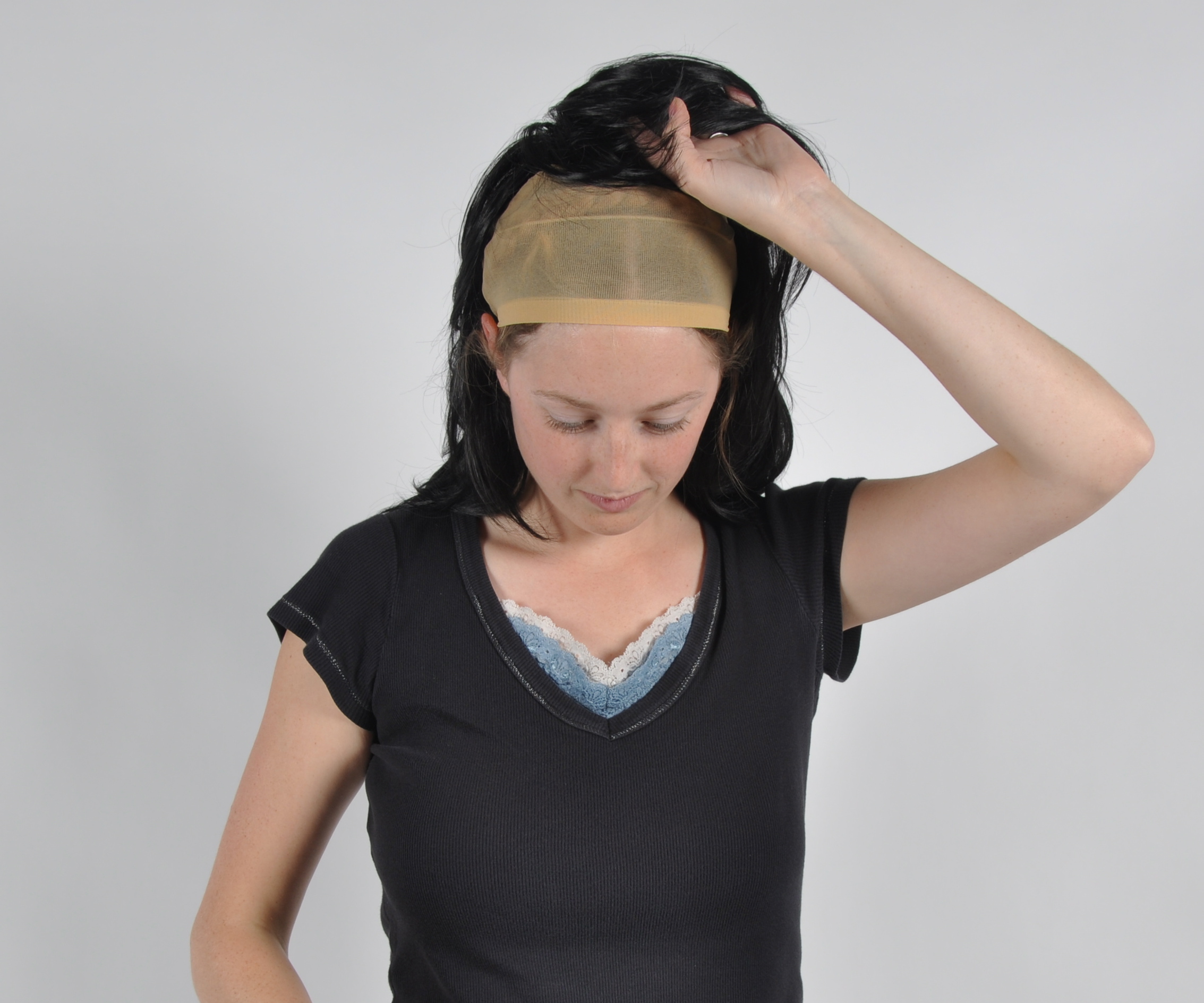 How To Put Long Hair In A Wig Cap