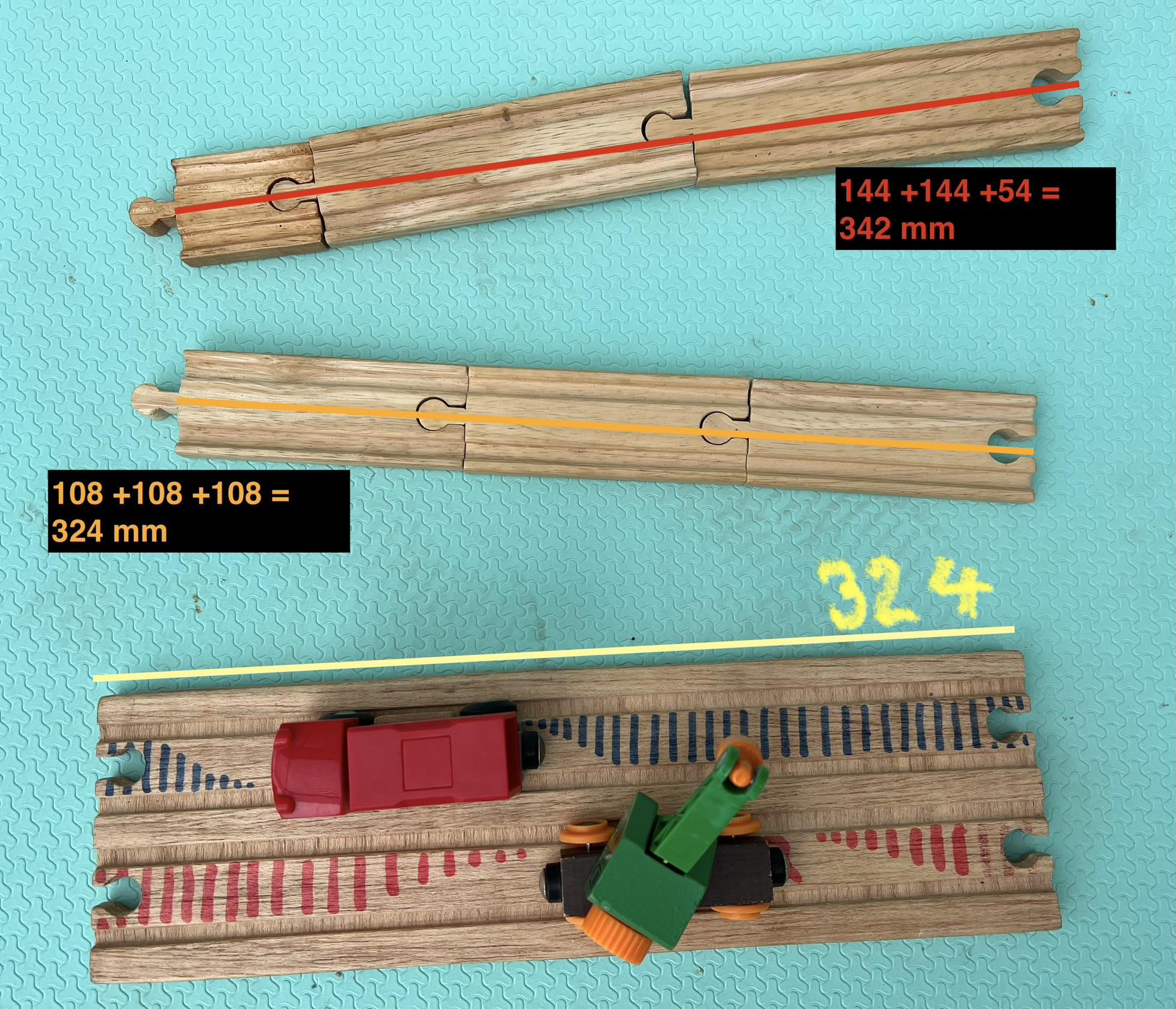 Wooden Train Long Track (Vario System) 4 Steps (with Pictures