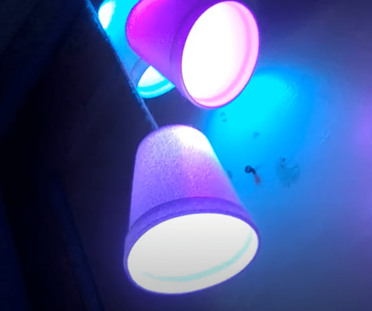 DIY Foam Cup Lights Easy and Cheap Diwali Decor Idea Using Foam Cups