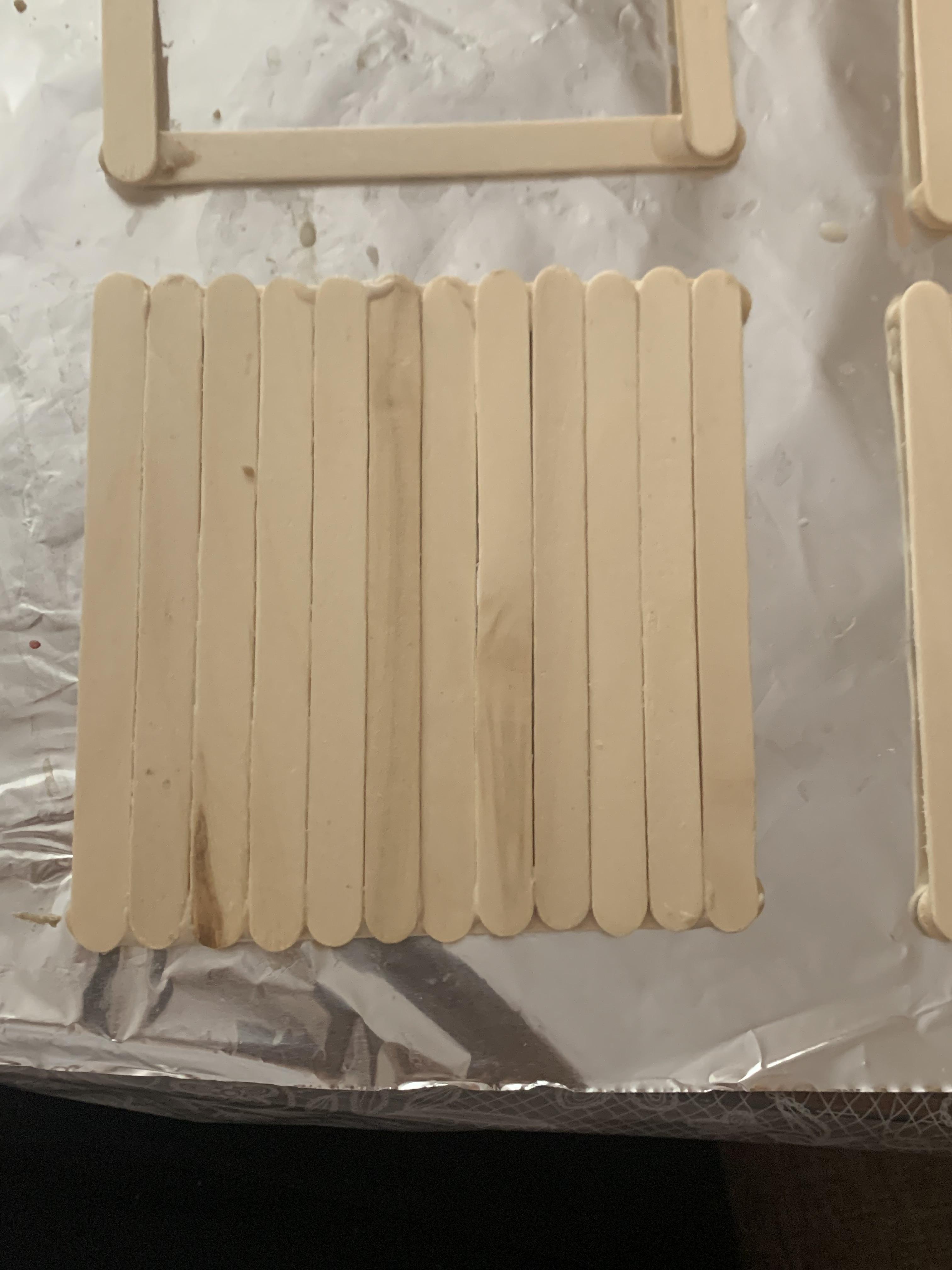 How to Make a Mini House Out of Popsicle Sticks 16 Steps Instructables