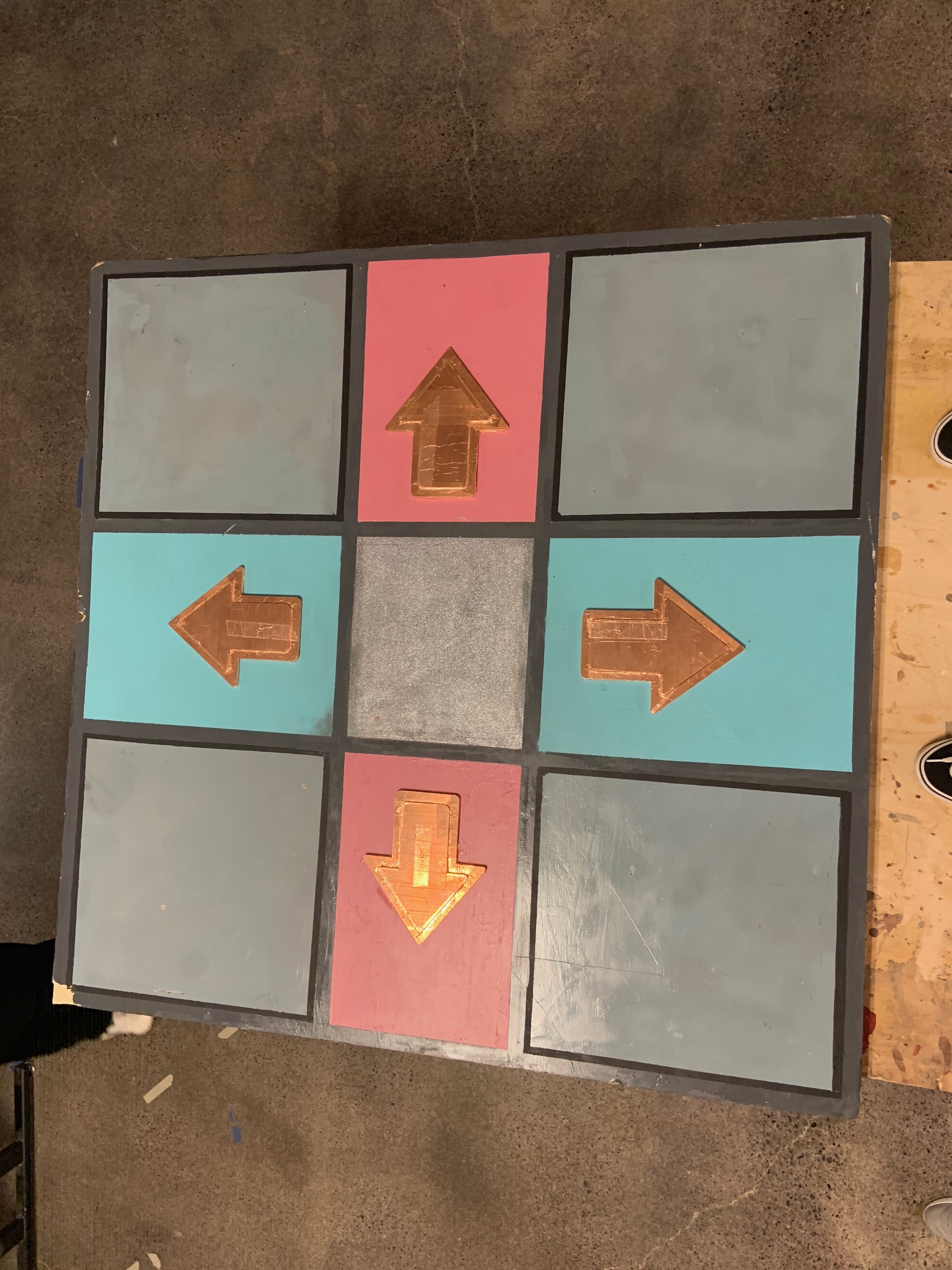 DIY Dance Dance Revolution Using Makey Makey 6 Steps Instructables