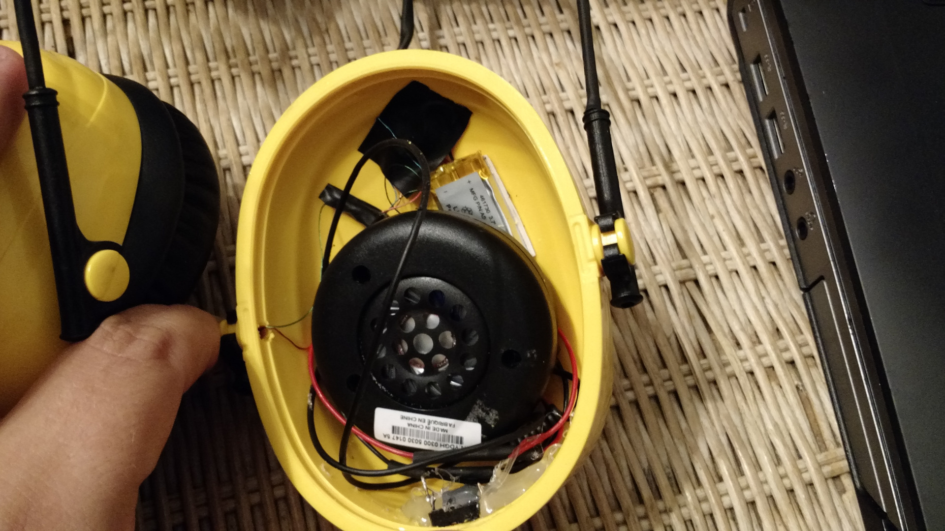 Hearing Protection/Bluetooth in Disguise 6 Steps (with Pictures) Instructables