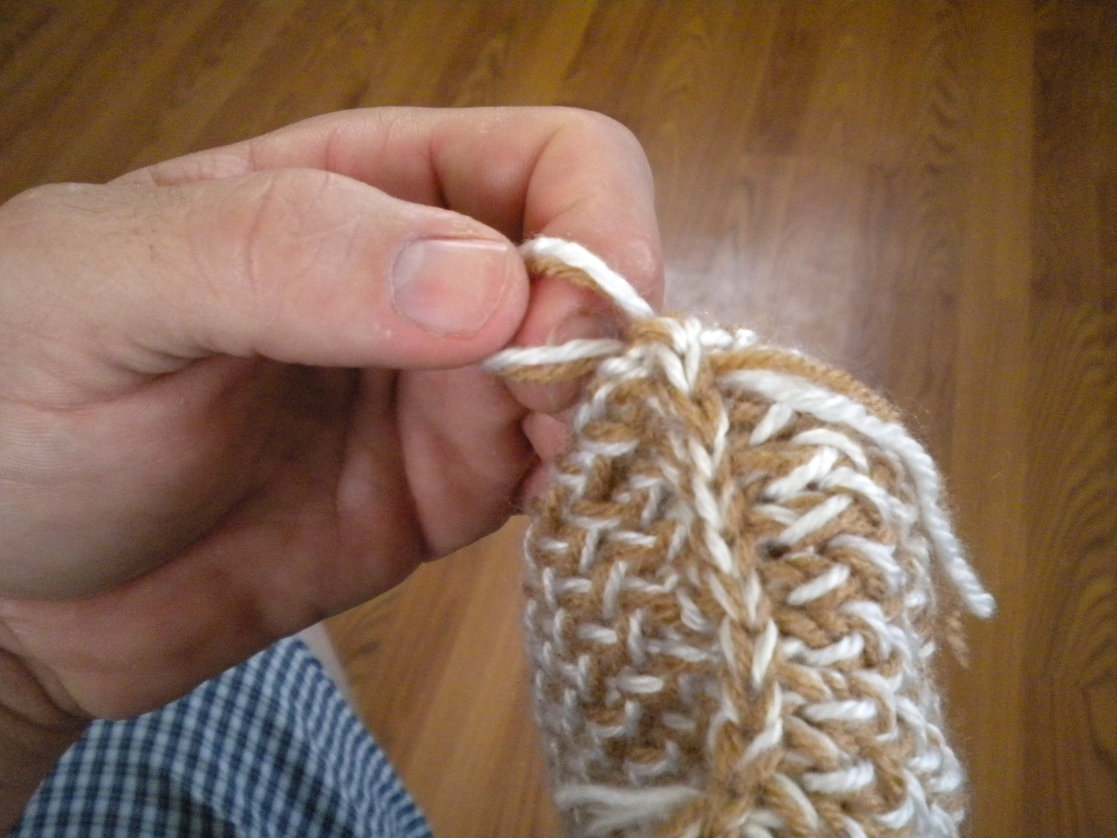 Infinity Scarf on a Loom 8 Steps Instructables