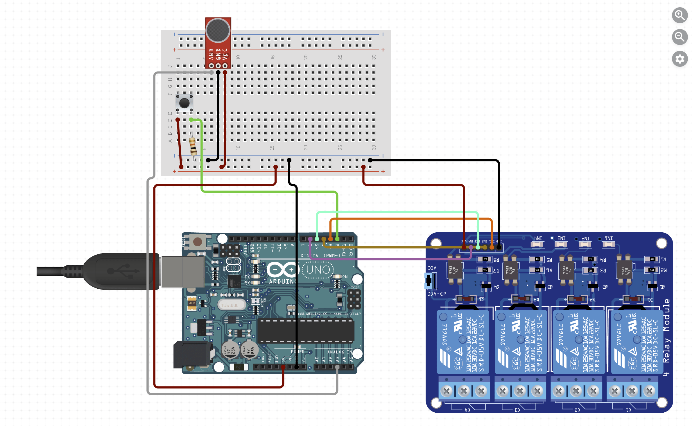 Control Christmas Lights With Music Arduinio Microphone 5 Steps