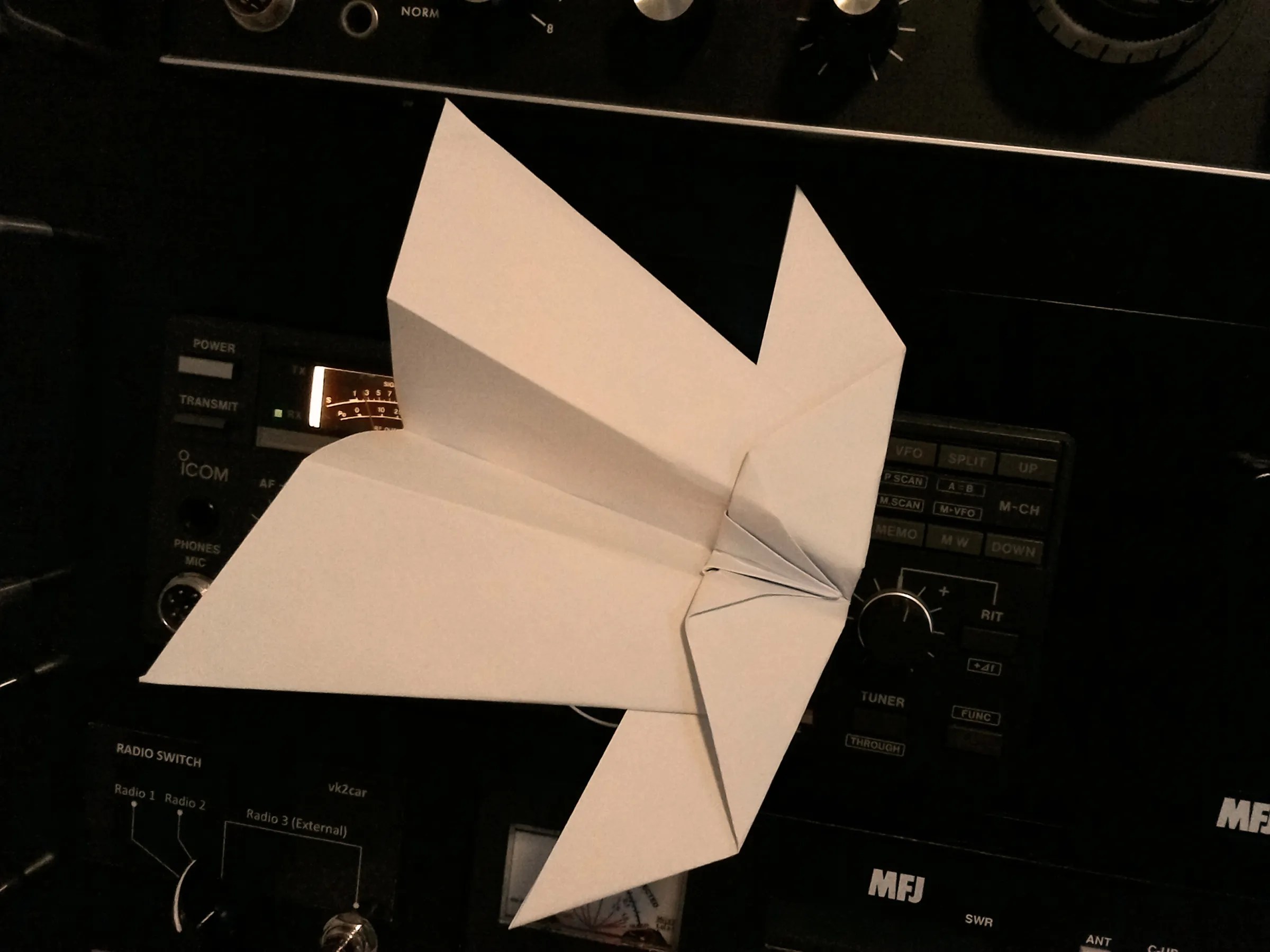 How to Fold the Original Ninja Looping Paper Airplane 3 Steps