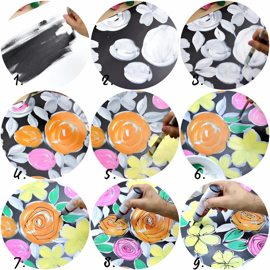 Paint Vintage Flowers 3 Steps (with Pictures) Instructables