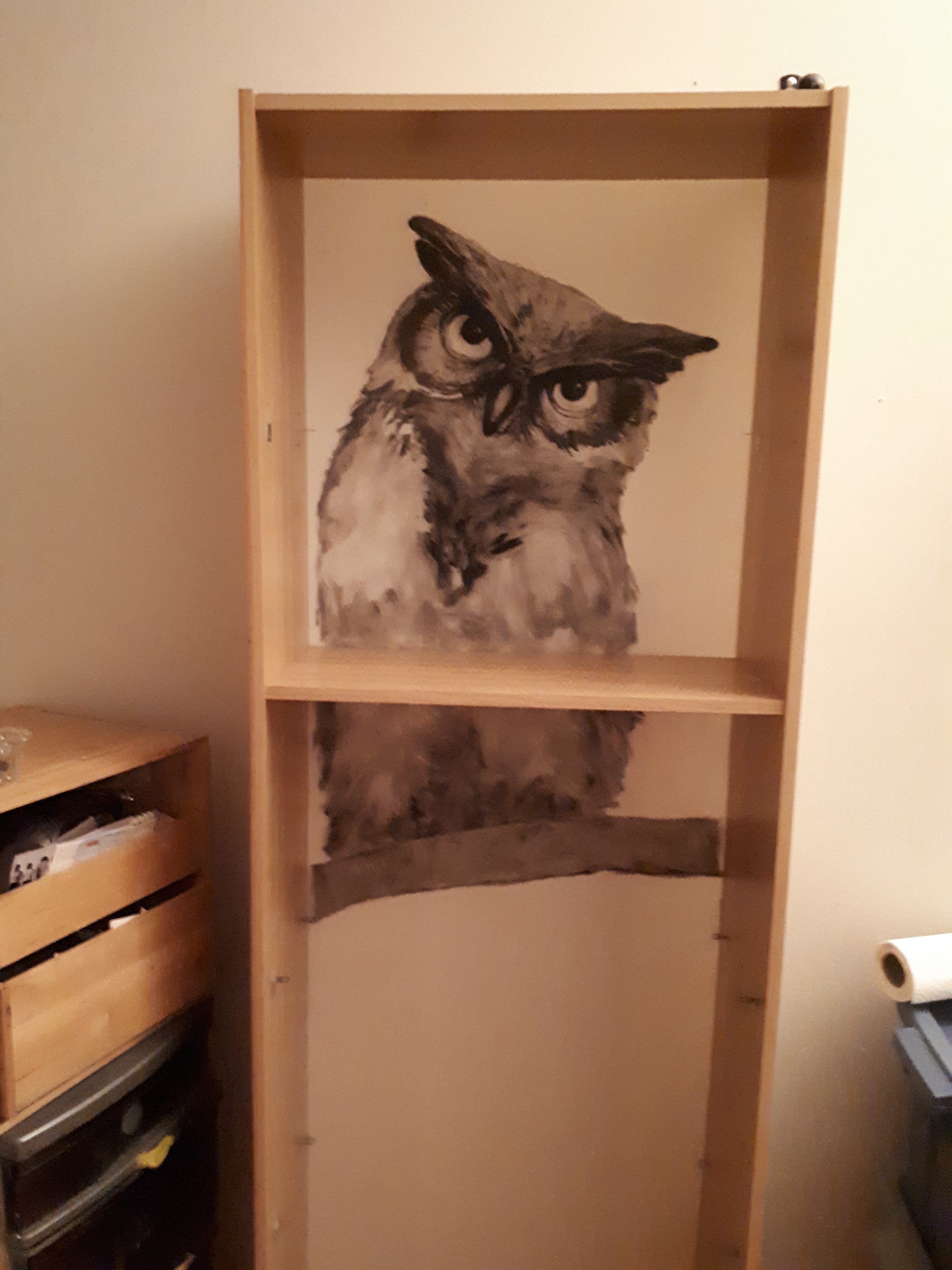 Old Broken Book Shelf Retored and Turned Into an Art Piece Instructables