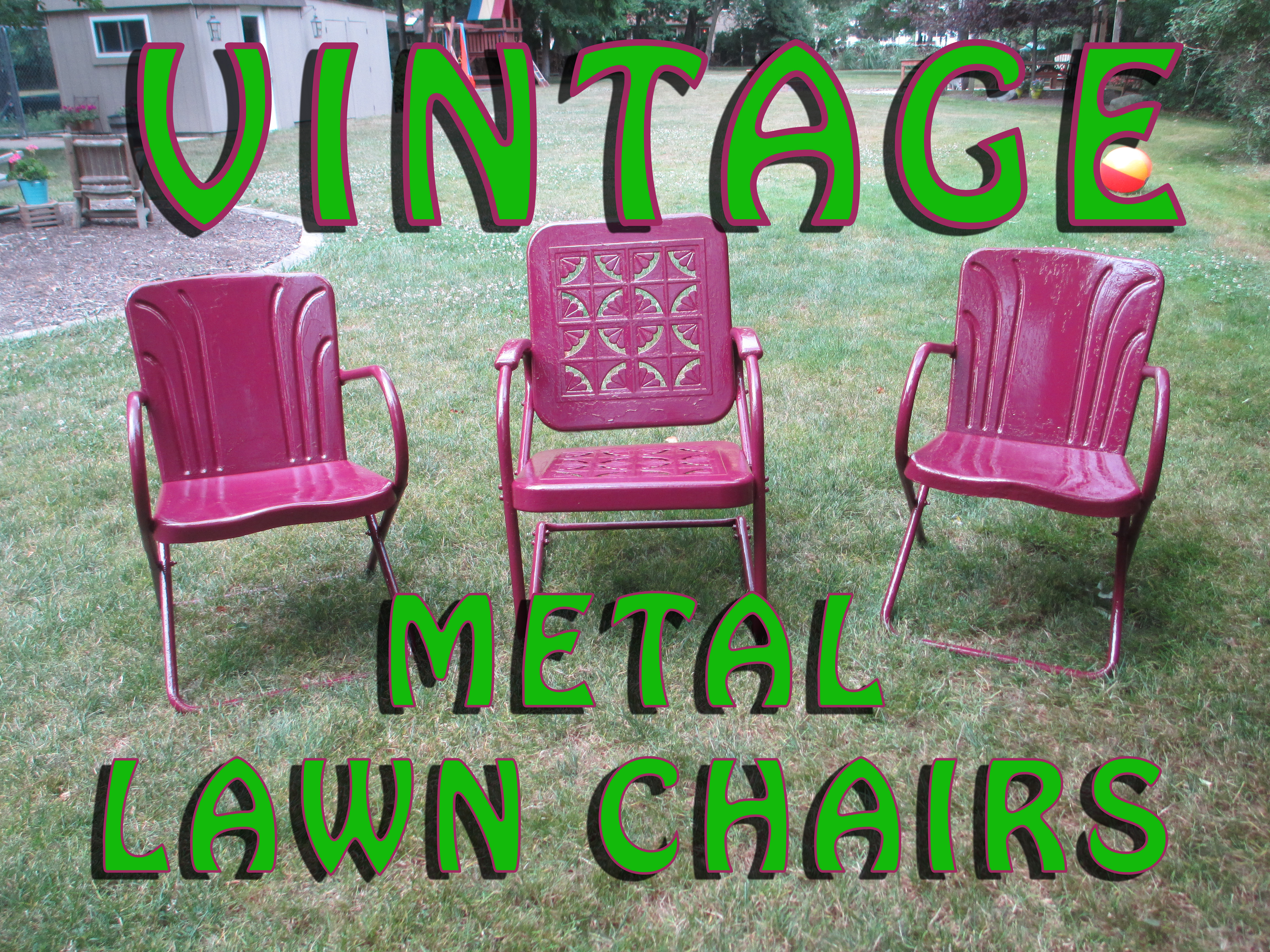 Rejuvenate Vintage Metal Lawn Chairs 12 Steps (with Pictures