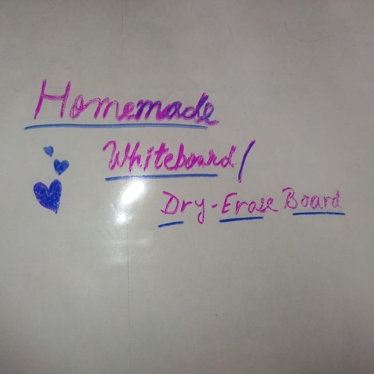 Homemade Whiteboard/DryErase Board From Scratch! for Doodling and