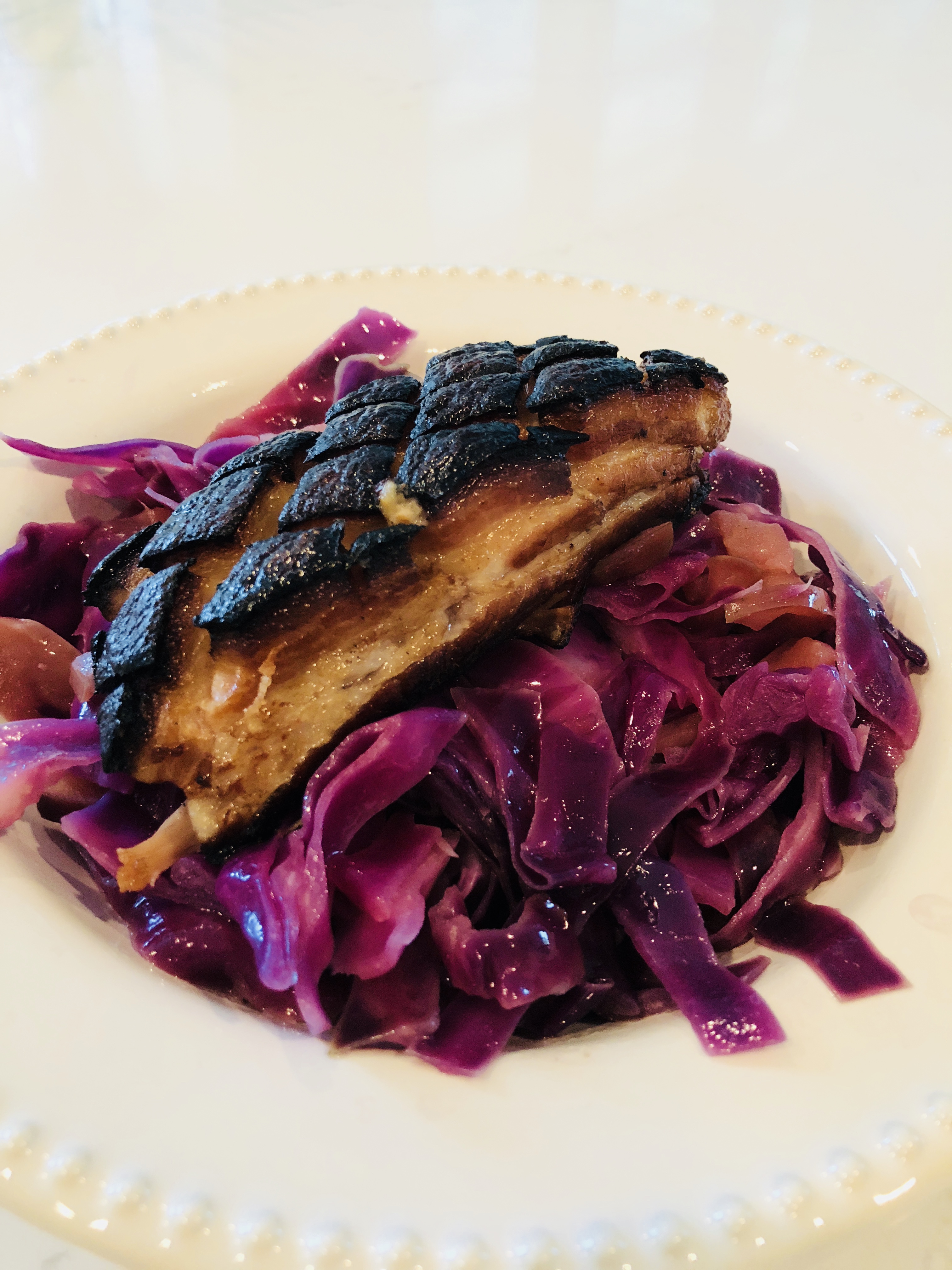 Slow Cooked Pork Belly With Braised Cabbage & Apples 5 Steps (with Pictures) Instructables