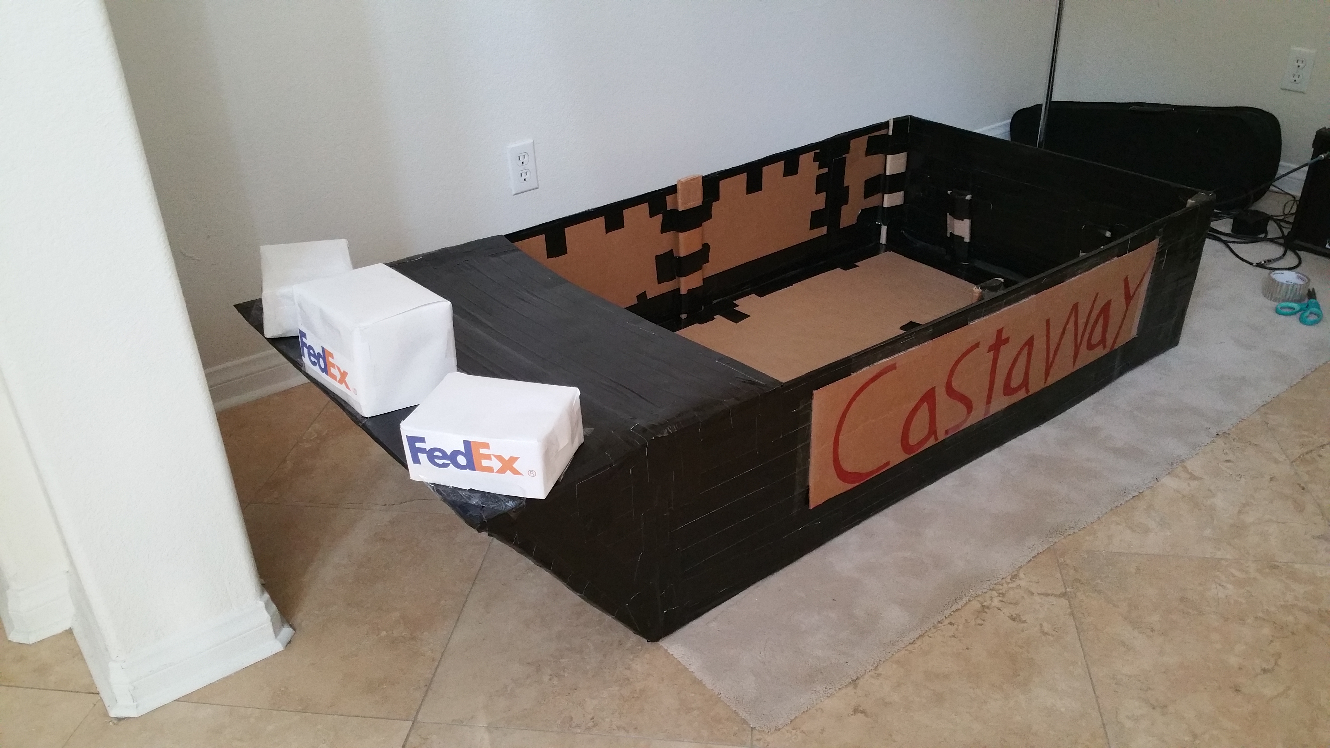 How to Build a Cardboard and Duct Tape Boat 4 Steps Instructables