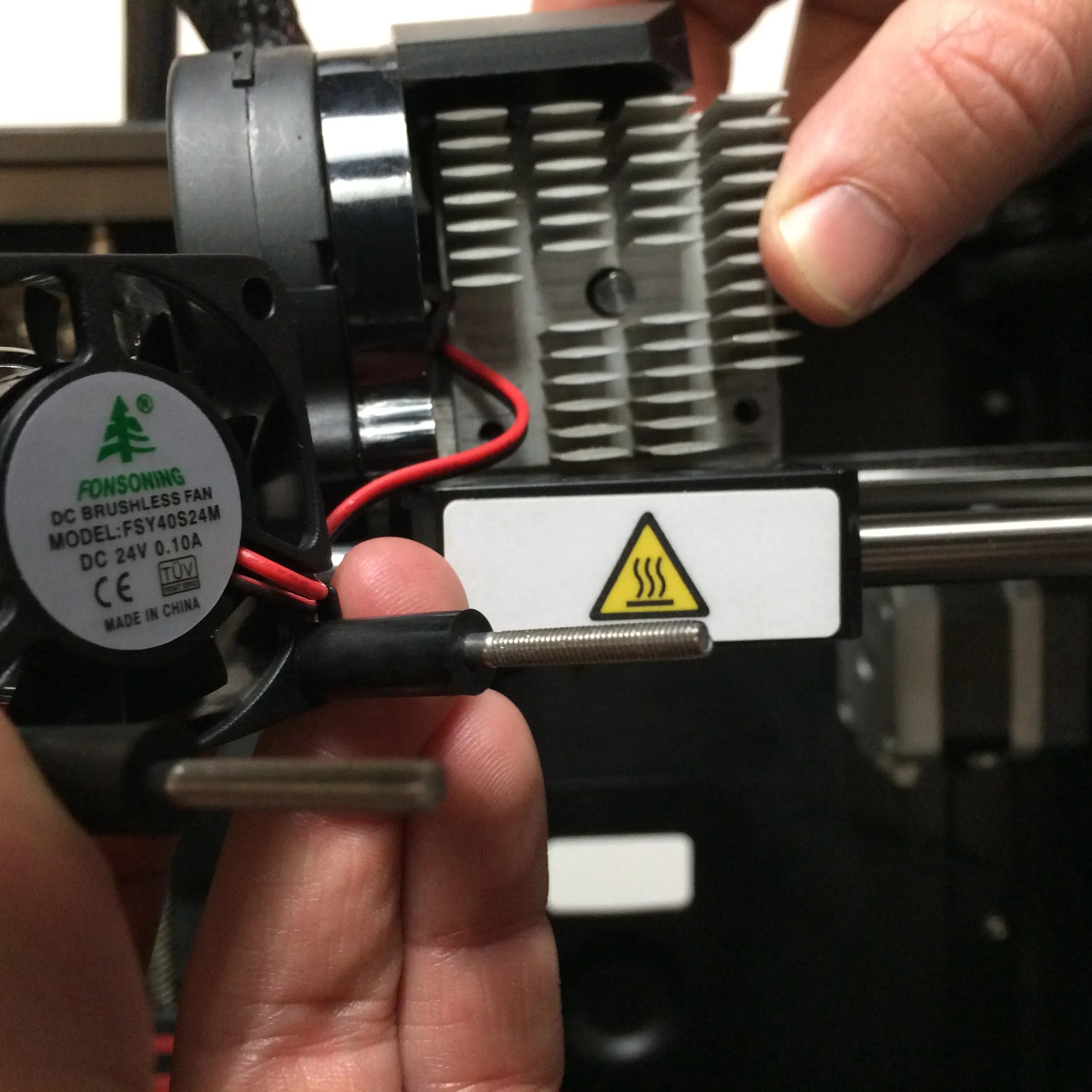 Replacing Front Fan on Makerbot Replicator 2 8 Steps Instructables