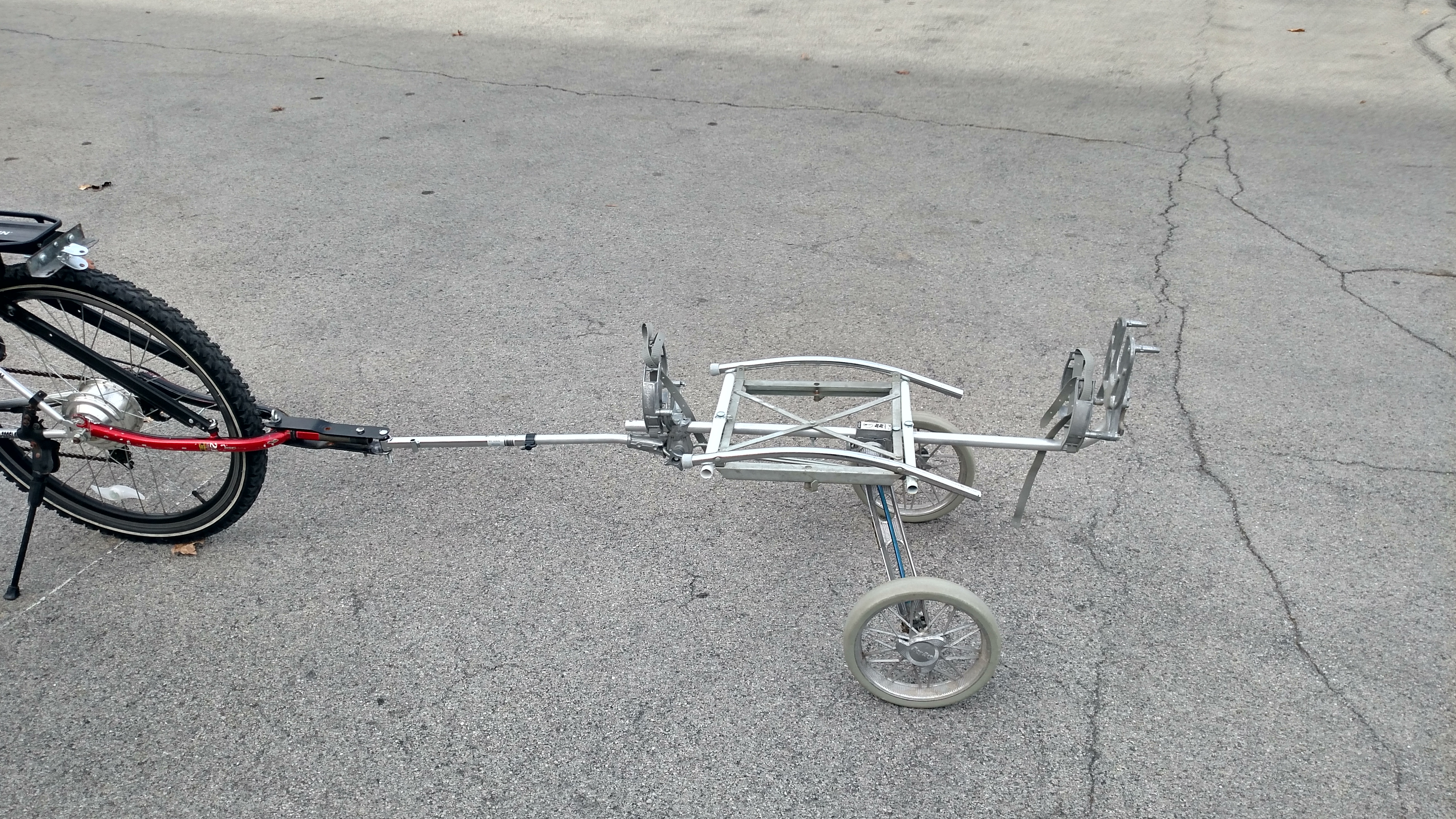 Bicycle Trailer DIY Boat Trailer Tag Along Trailer Buddy Trailer Multi Purpose 5 Steps (with