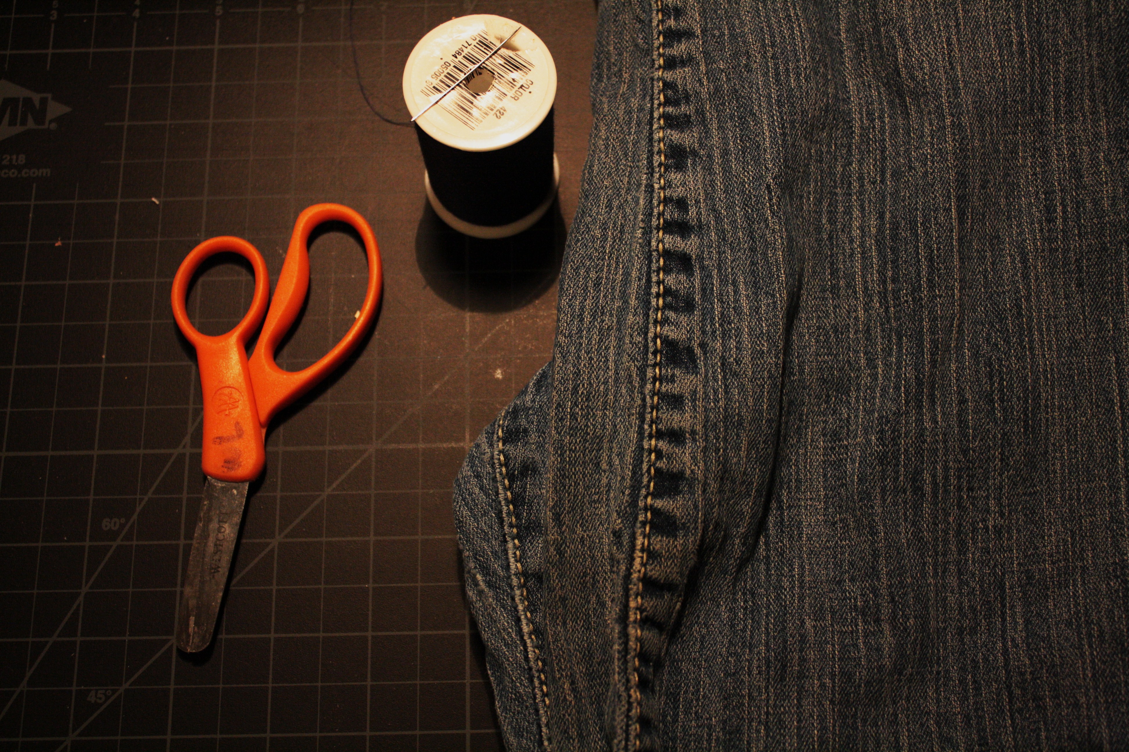 Simple Jean Headband 7 Steps Instructables