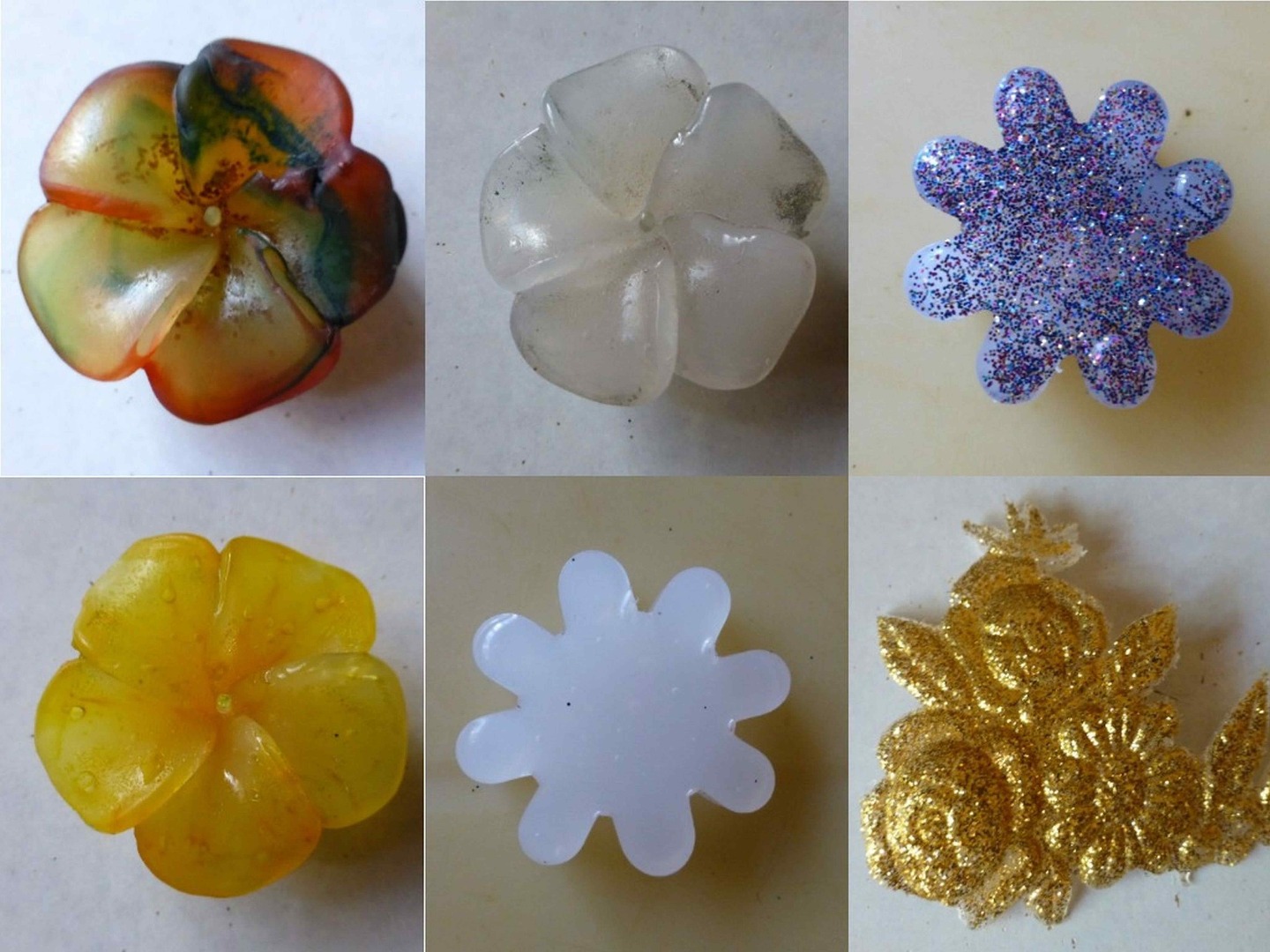 Hot Glue, Silicon Molds and Little Bit of Glitter 10 Steps (with