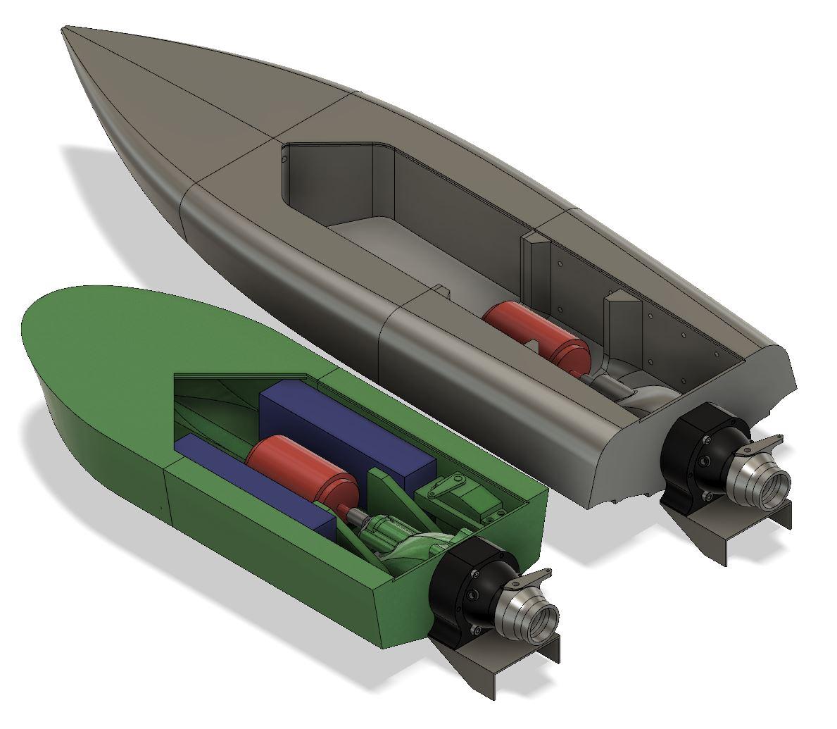 RC Water Jet Boat 3D Printed 6 Steps Instructables