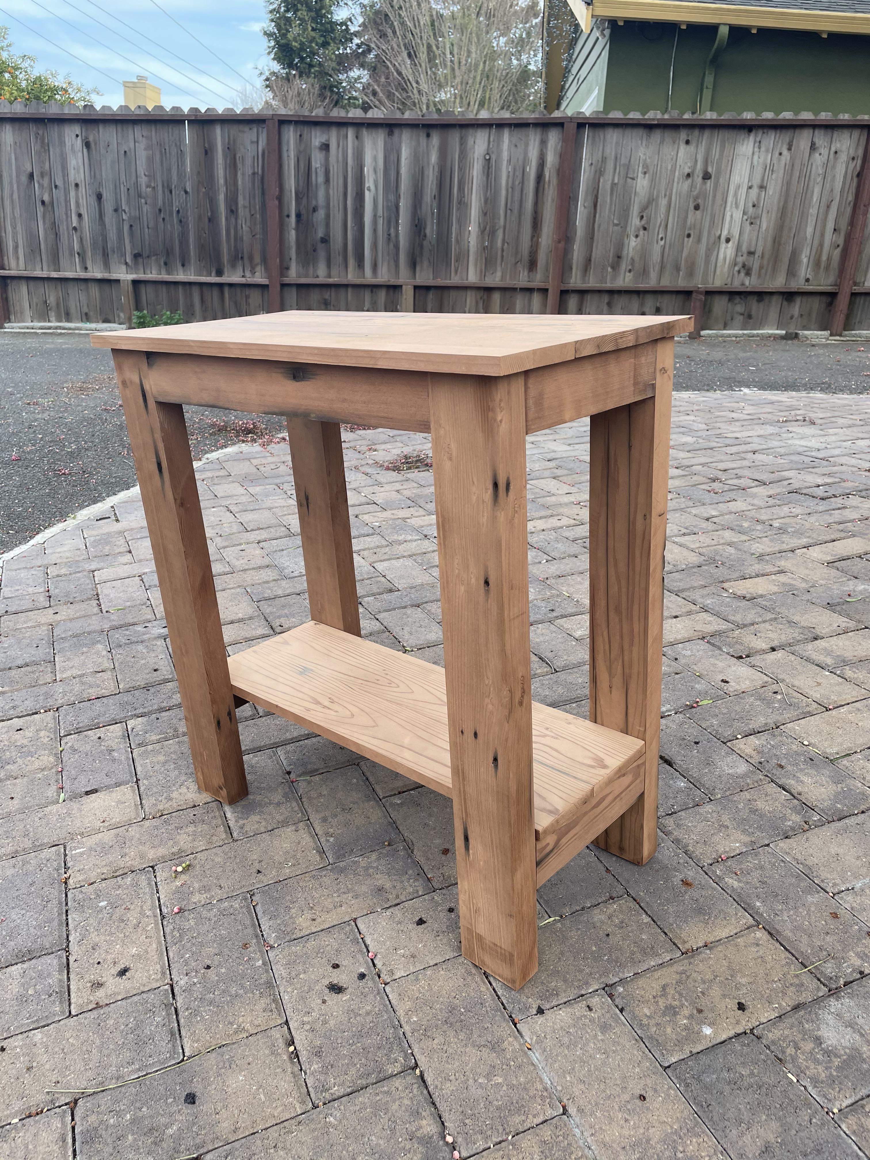Reclaimed Wood Farmhouse End Tables 11 Steps (with Pictures