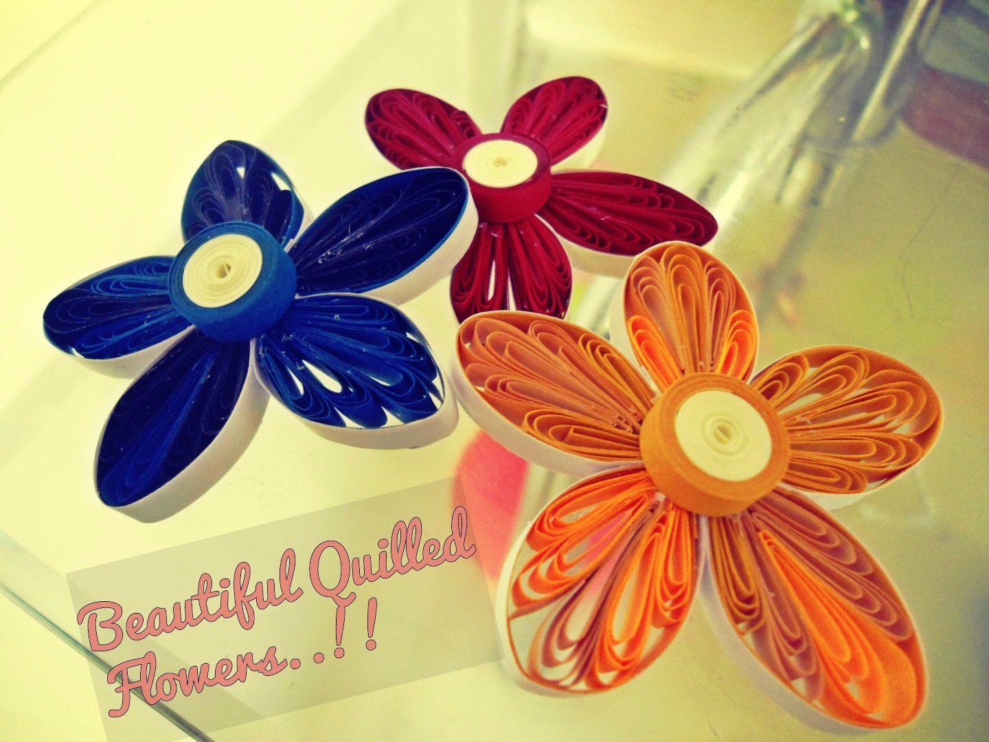 Beautiful and Easy Quilled Flowers! 7 Steps Instructables