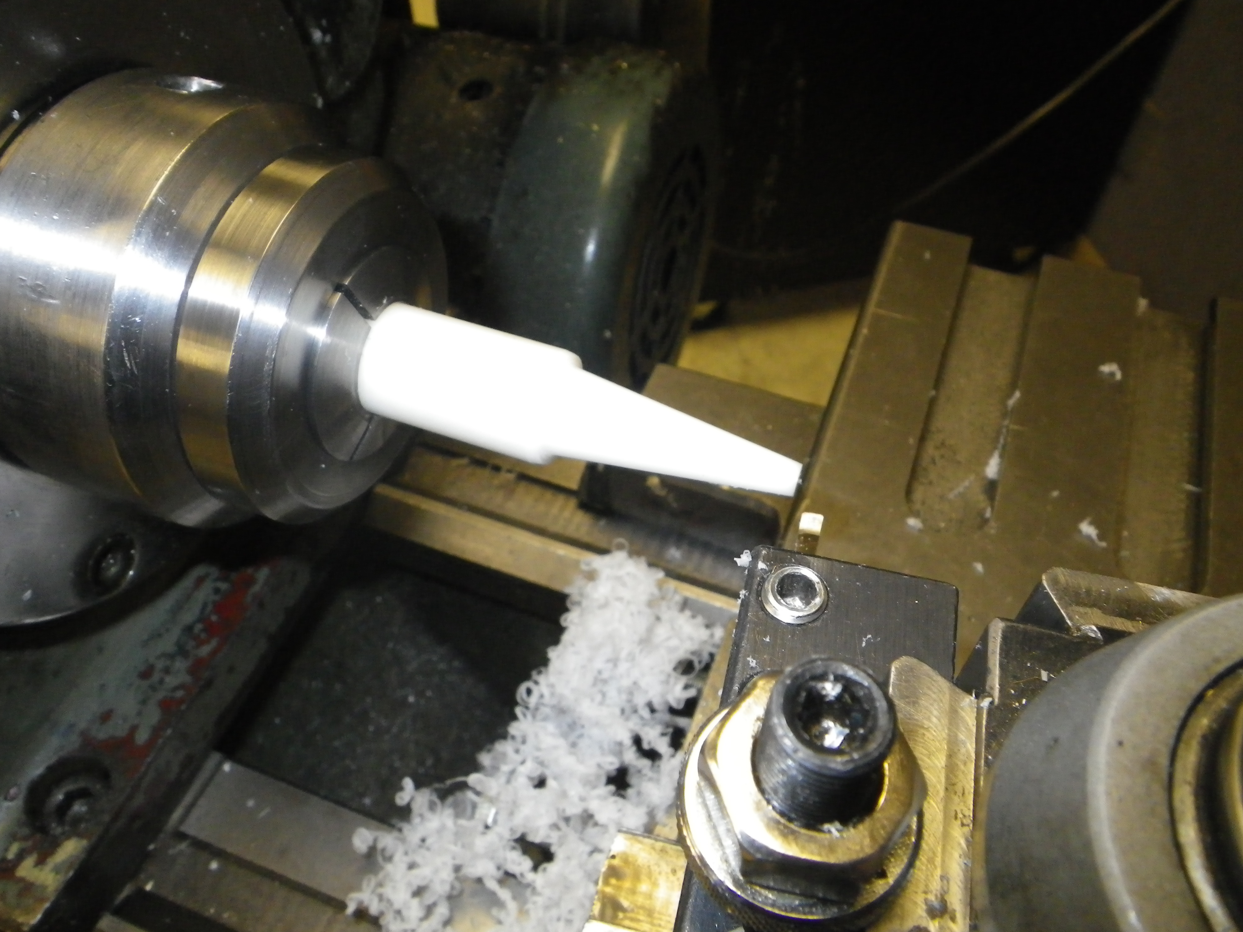 Turning Tapers on the Lathe for Ear Gauges 4 Steps Instructables