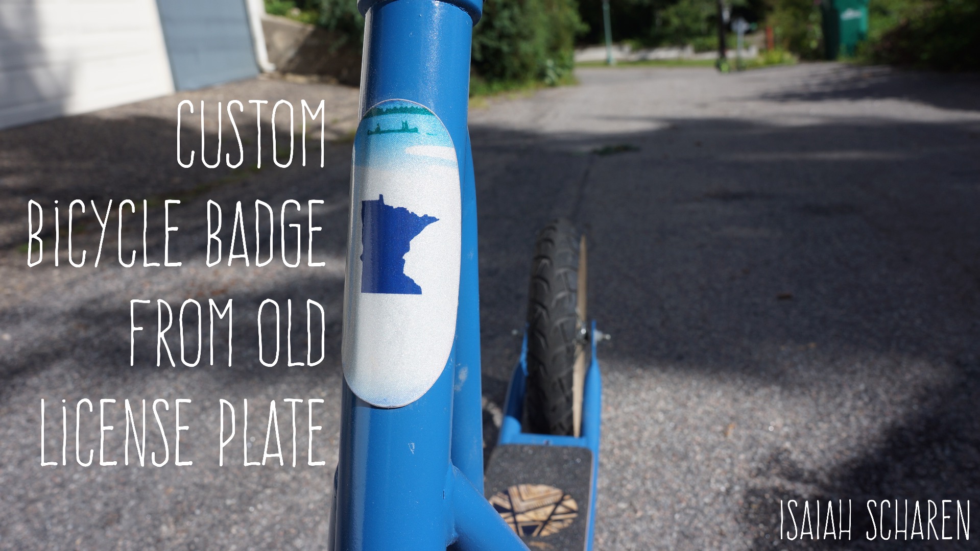 Upcycled License Plate Bike Badge 7 Steps (with Pictures) Instructables